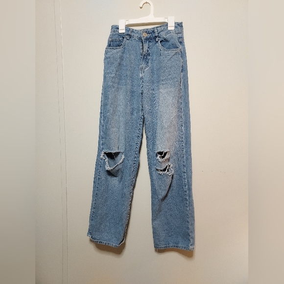 REFUGE Denim Ultra High Rise Wide Leg - Picture 5 of 7